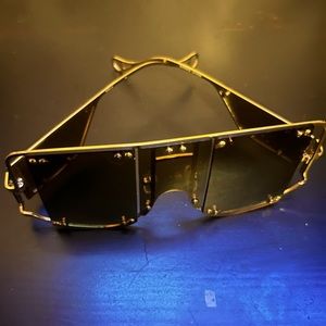 Gold trim sunglasses